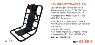 i:SY Frontträger 2.0 ALU NEU!