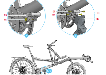 Hase Bikes Zweibeinständer ORIGINAL für Pino